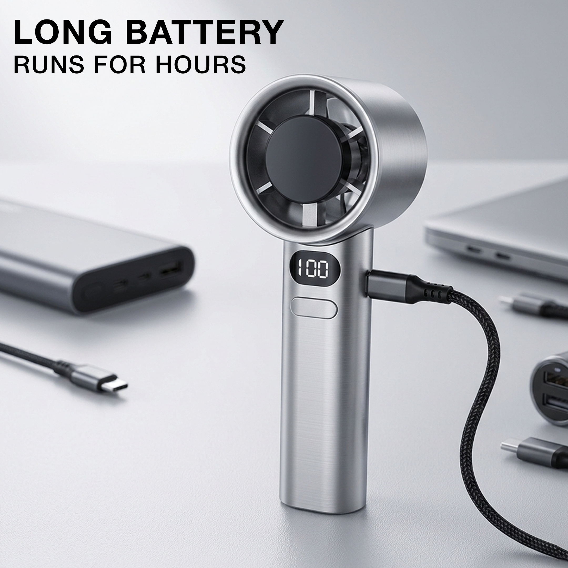 Jupiter Rechargeable Turbo Handheld Fan