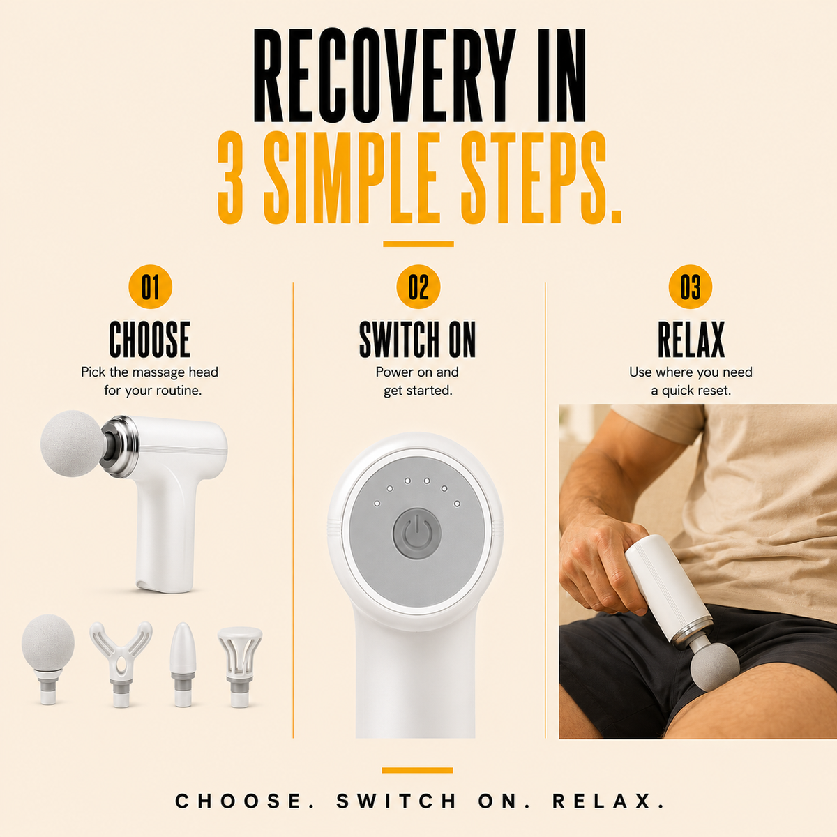 Jupiter Portable Handheld Massager
