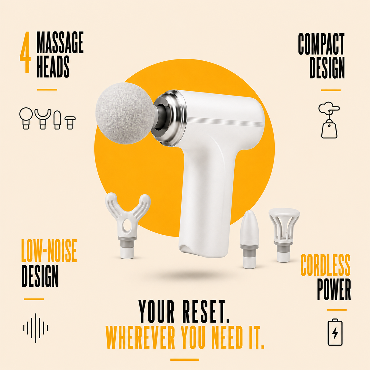Jupiter Portable Handheld Massager